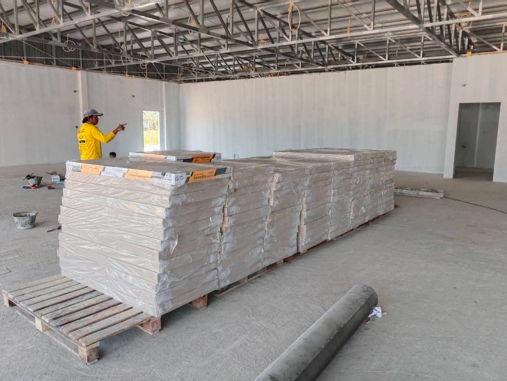 แผ่นอะคูสติก KS-303 ติดตั้งห้องประชุม