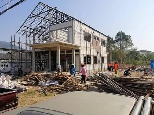 ติดตั้งฝ้าอะคูสติกโครงการคอนโด