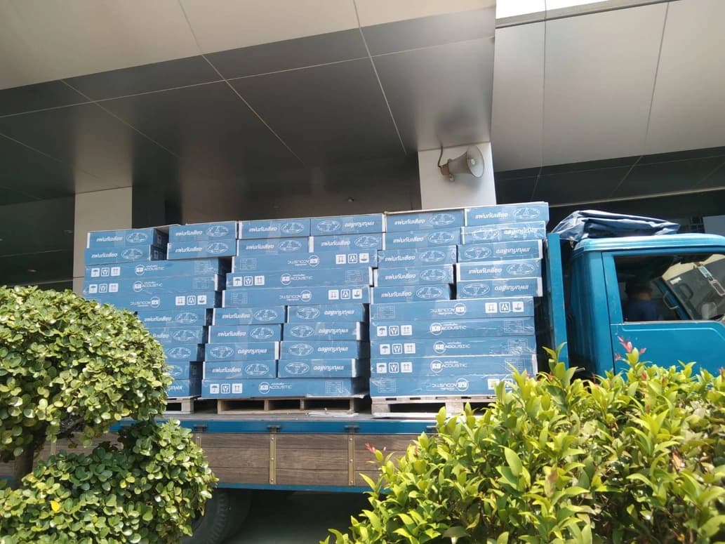 ติดตั้งฝ้าเพดานโครงการโรงแรม