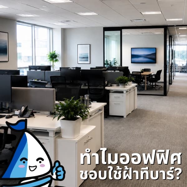 ทำไมออฟฟิศชอบใช้ฝ้าทีบาร์?