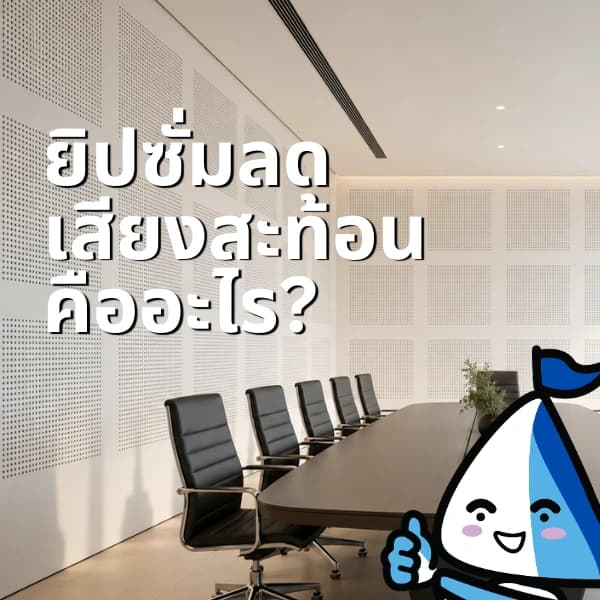 ยิปซั่มลดเสียงสะท้อนคืออะไร?