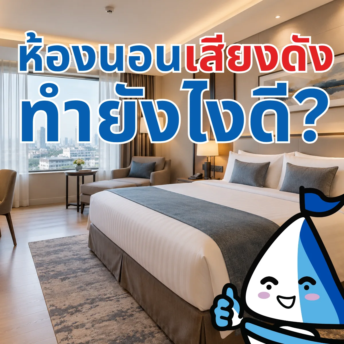 เสียงดังทะลุเข้าห้องนอน ทำยังไงดี?
