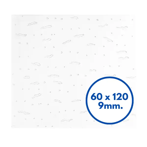 แผ่นฝ้าทีบาร์ ปรุลาย ลดเสียงก้อง KS-101 ขนาด 600 x 1200 x 9มม.