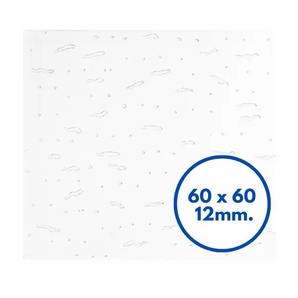 แผ่นฝ้าทีบาร์ ปรุลาย ลดเสียงก้อง KS-101 ขนาด 600 x 600 x 12มม.