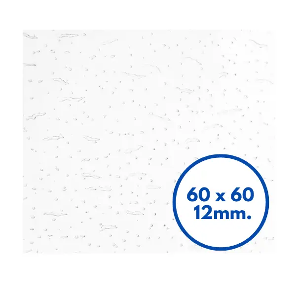 แผ่นฝ้าทีบาร์ ปรุลาย ลดเสียงก้อง KS-102 ขนาด 600 x 600 x 12มม.