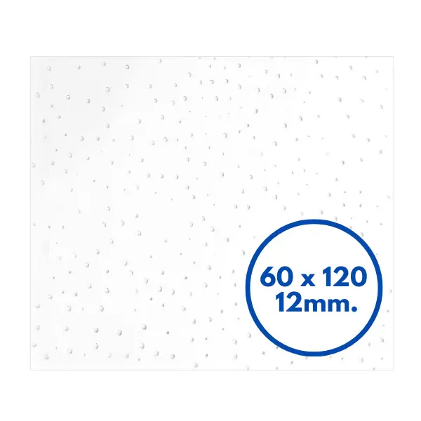 แผ่นฝ้าทีบาร์ ปรุลาย ลดเสียงก้อง KS-202 ขนาด 600 x 1200 x 12มม.