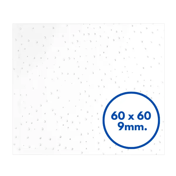 แผ่นฝ้าทีบาร์ ปรุลาย ลดเสียงก้อง KS-202 ขนาด 600 x 600 x 9มม.