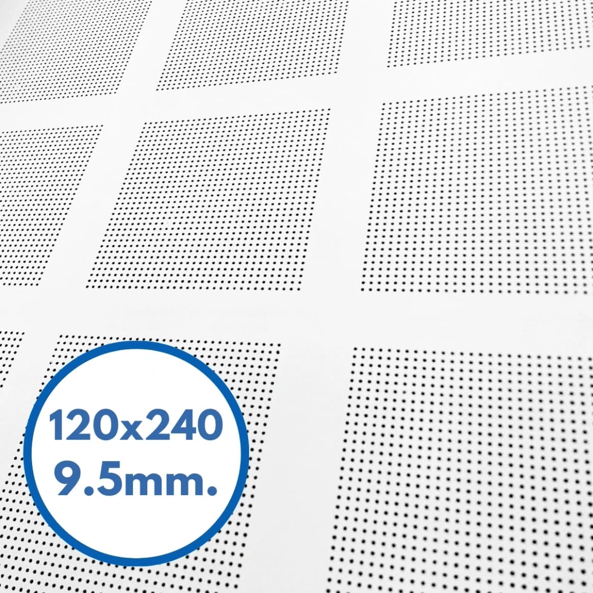 แผ่นลดเสียงสะท้อน ขนาด 1200x2400x9.5มม.